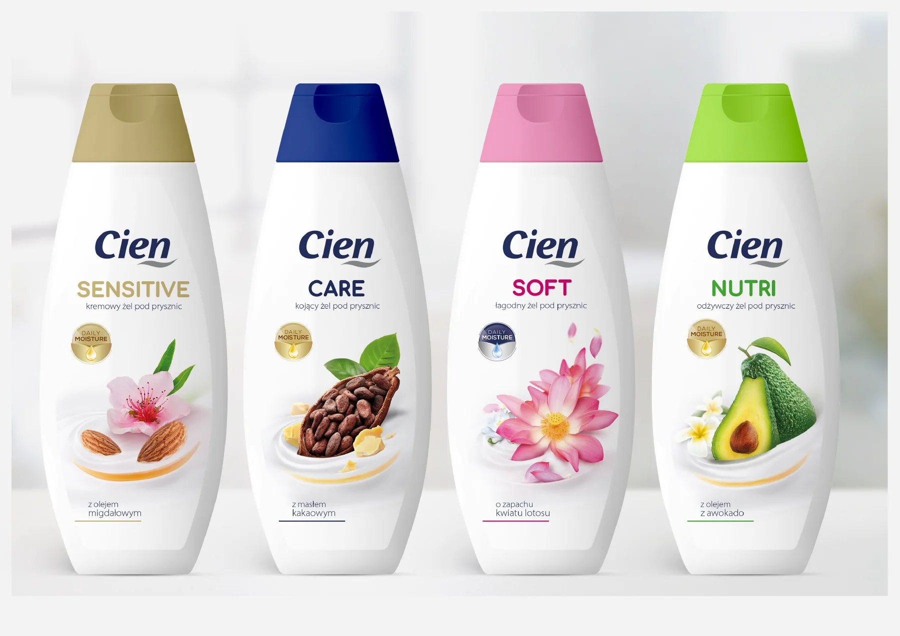 Cien — gentle creamy shower gel